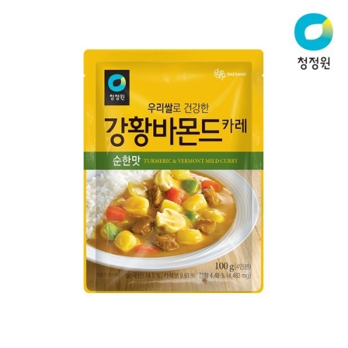 대상 청정원 우리쌀 강황바몬드 순한맛 100g