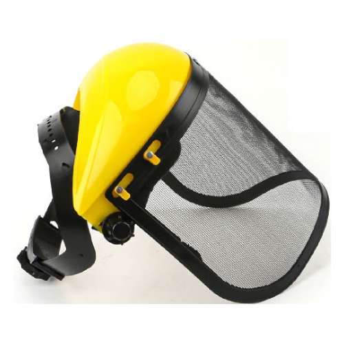 HS  예초기 안면 보호구 심플형 옐로우 안전 보호장비 벌초작업 보호대