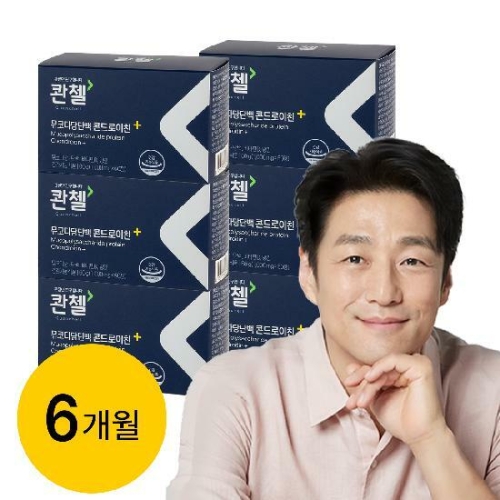 코스맥스바이오 콴첼 뮤코다당단백 콘드로이친 플러스 1000mg 60정