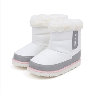 미니위즈 백 위즈 웜 아동 방한부츠 화이트 MZKCC4TSWA11-UI