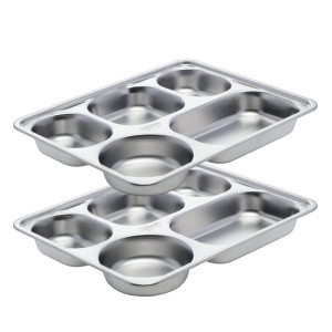 시샘 스텐 304 고급 깊은 식판 2P 세트