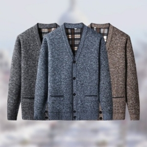 에스티오 SK a 오너클랜 남자 니트 가디건 겨울 브이넥 카디건 방한 아우터 W9933C6 행복한 쇼핑 SK스토아