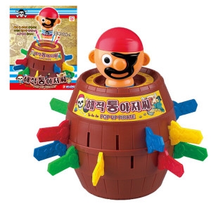 바니랜드  해적 통 아저씨 룰렛 / 룰렛 게임 보드게임 복불복게임 완구
