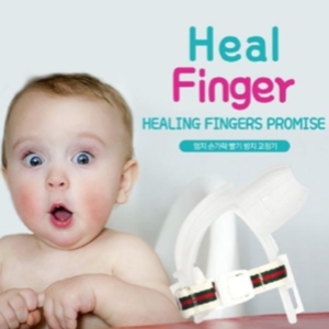 XF6N17닥터힐링핑거 손가락빨기방지 투명색상