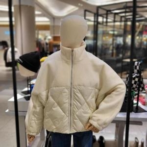 반에이크 텍스쳐 블록 웰론 패딩점퍼 VB2ZPDUD12Z