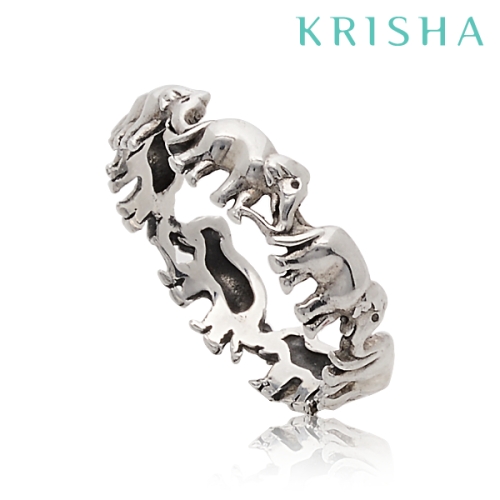 크리샤  펀트 실버 반지_KSR0293