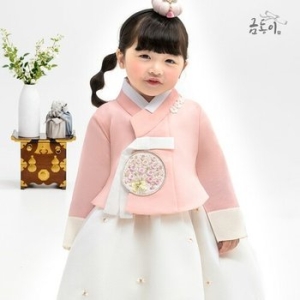 금동이 한복 AW189 여데이지꽃당의 아동한복 여아한복