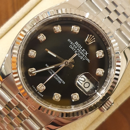 롤렉스 데이저스트36 스틸 로만 검판 116234