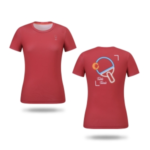 환스포츠 지오코 TRT-13020/14020 네온라켓 버건디 입은듯 안입은듯 기획티셔츠 탁구복 탁구의류 탁구티 탁구티셔츠 탁구용품 스포츠의..