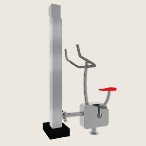 우리  WRSP-4803-1 자전거 1인용 스텐 야외운동기구