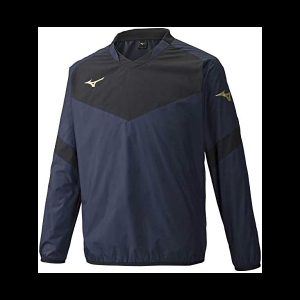 미즈노 축구웨어 스테 긴팔 방풍 날씬한 P2ME9300 차이니즈 레드 일본 2XL