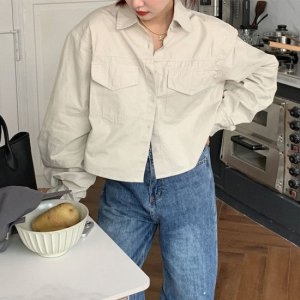 브리치 슈팅스타 / 카라넥 바스트 포켓 크롭 데일리 자켓 253155