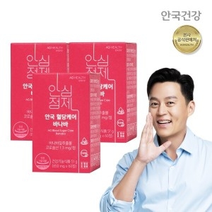 비엘헬스케어 안국건강 혈당케어 바나바 60정