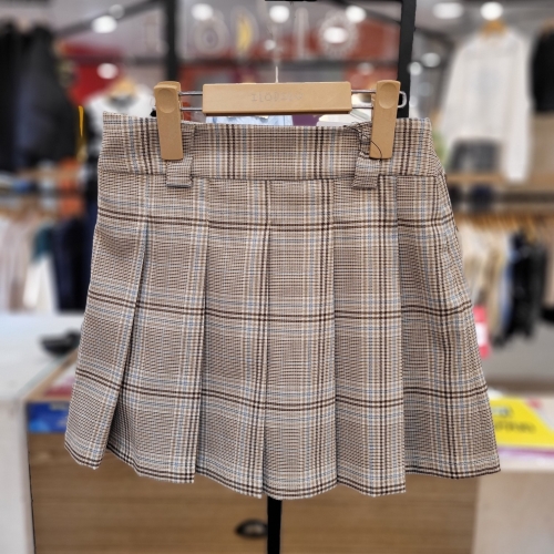 일로딜로 단정체크스커트 IDWH23950 베이지 150