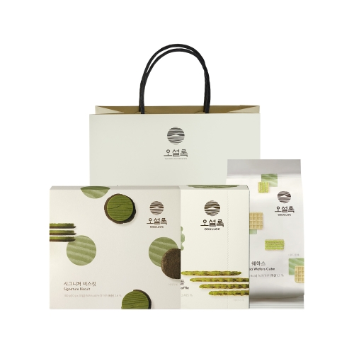 아모레퍼시픽 오설록 티푸드세트 (웨하스+와플+초콜릿바)