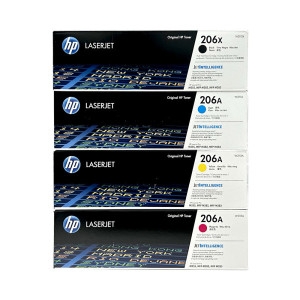 HP  정품 206X/206A (W2110X, W2111A, W2112A, W2113A) 4색 세트