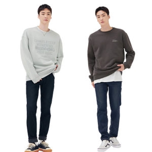 체이스컬트 남성 기모 인도 포켓 일자핏 데님 3컬러