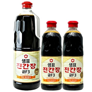 샘표 진간장 금F-3 1.7L+ 860ml 2개 조림 볶음