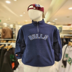 NBA MIL 우븐 배색 반집업 N234TS034P