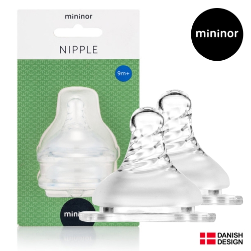 미니노어 신생아 젖병 호환 젖꼭지 역류방지 배앓이방지 단계선택 2개입