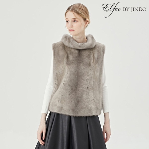 진도 Elfee 워머 밍크 휘메일 베스트 K7W6EV25