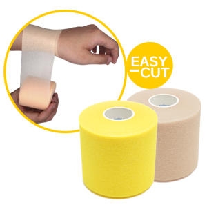 티에스 언더랩 7cm 24m 테이프 스포츠 테이핑 손목 무릎 발목 스펀지