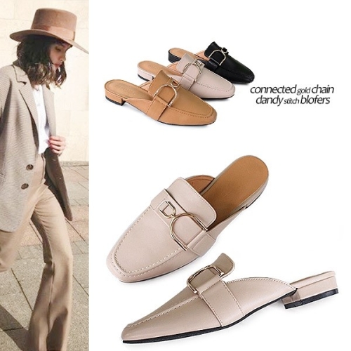 KamiEtMuse 오가게  까미에뮤즈   체인 스티치 블로퍼 KM19w045 오가게 트렌드한 데일리룩 매일 업뎃