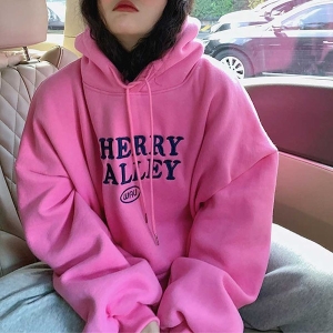  스위스키친 미리온후드티_EJ6364 루즈핏 캐주얼 레터링 자수 데일리 기모 맨투맨 후드 티셔츠