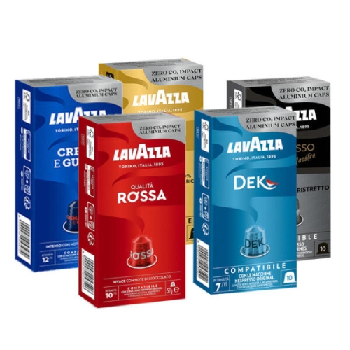 라바짜  알루미늄 캡슐 커피 네스프레소 호환 5종 1택