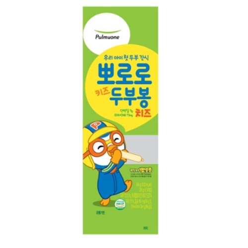 풀무원 뽀로로 키즈 두부봉 치즈 28g