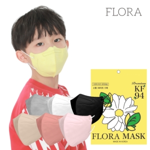 제우스솔루션 플로라 KF94 새부리형 소형 컬러 마스크