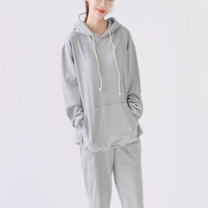 러블리 앞포켓 넉넉한 부드러운 환절기 여성 후드티 WAF3AF4