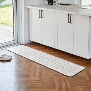 이랜드리테일 모던하우스 체크테라조 양면PVC 주방매트L 180x44x1.4