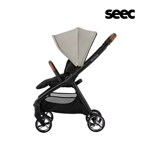 쉬크  SEEC 미뇽 양대면 오토폴딩 절충형 유모차 메도우 베이지