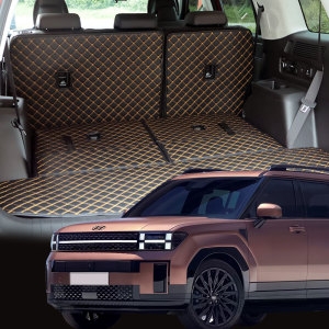 보레스  신형 싼타페 MX5 트렁크매트 자동차 트렁크바닥 맞춤제작 가죽 퀄팅 차박 캠핑 매트