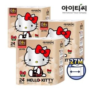 헬로키티 골드라벨 27m (24롤)