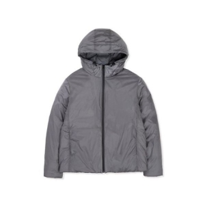  스노우피크 APPAREL S23WMPDJ05 피크 에디션 경량 후드 구스 다운 자켓 Black