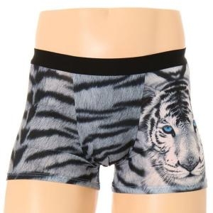 비너스 남성 폴리스판 호랑이 나염 드로즈_VMP7059T