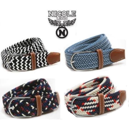 니꼴레닉 남성 엘라스틱 밴드 캐주얼 골프 벨트