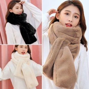 오너클랜 에코퍼롱머플러 털 크로스 방한 겨울 목도리 넥웨어 WB70516