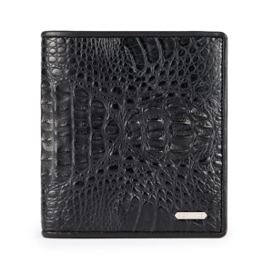 금강제화 남성 악어 중지갑 SHOWA2005 블랙