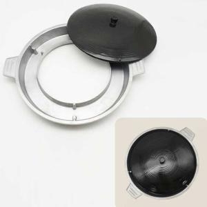 RT  솥뚜껑 불판 삽겹살 고기불판 가마솥뚜껑 그리들 26cm W9C2CC0