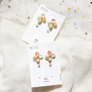 오너클랜  핸드메이드 아란 플라워 펄 귀걸이 WC5847E