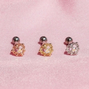 오너클랜  베르사유 정원 하트 트라거스 피어싱 WAEB565