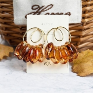 오너클랜  핸드메이드 오비에트 귀걸이 WC51FFE