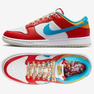 나이키 x 르브론 제임스 프루이티 페블스 덩크 로우 QS 하바네로 레드 James 후르츠y 페블s 레드 DH8009 600 290..