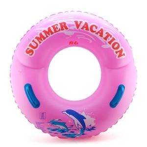 핑크  원형 손잡이 튜브 86cm