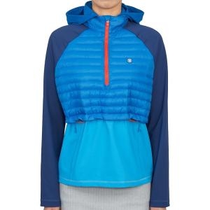 지포어 하이브리드 반집업 G4LF22O44 ULT 여자 골프 후드 패딩 자켓