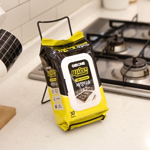 기본에 빅사이즈 기름때 찌든때 전용 세정티슈 캡형 30매