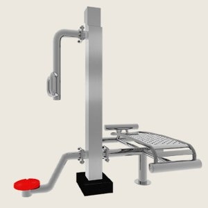 우리  WRSP-4875 허리돌리기+윗몸일으키기 2인 스텐